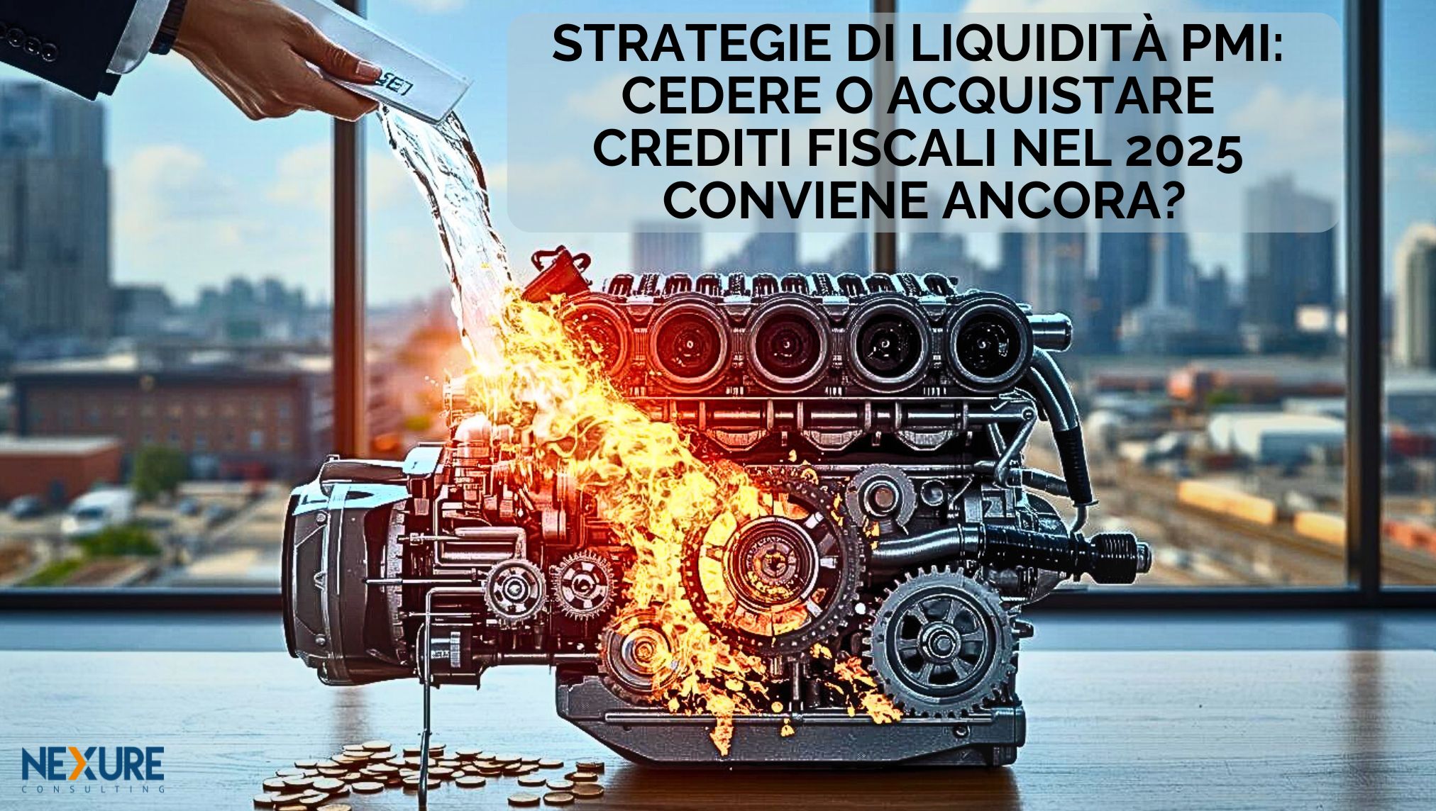 Motore aziendale alimentato dalla liquidità: strategie PMI 2025 su cessione e acquisto crediti fiscali